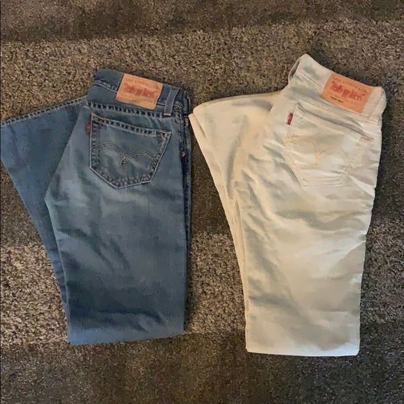 VINTAGE Levi’s! 2pair- both 11 long bootcut - Picture 3 of 8